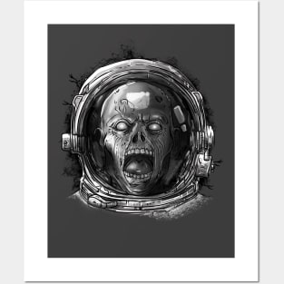 Astronaut Zombie Posters and Art